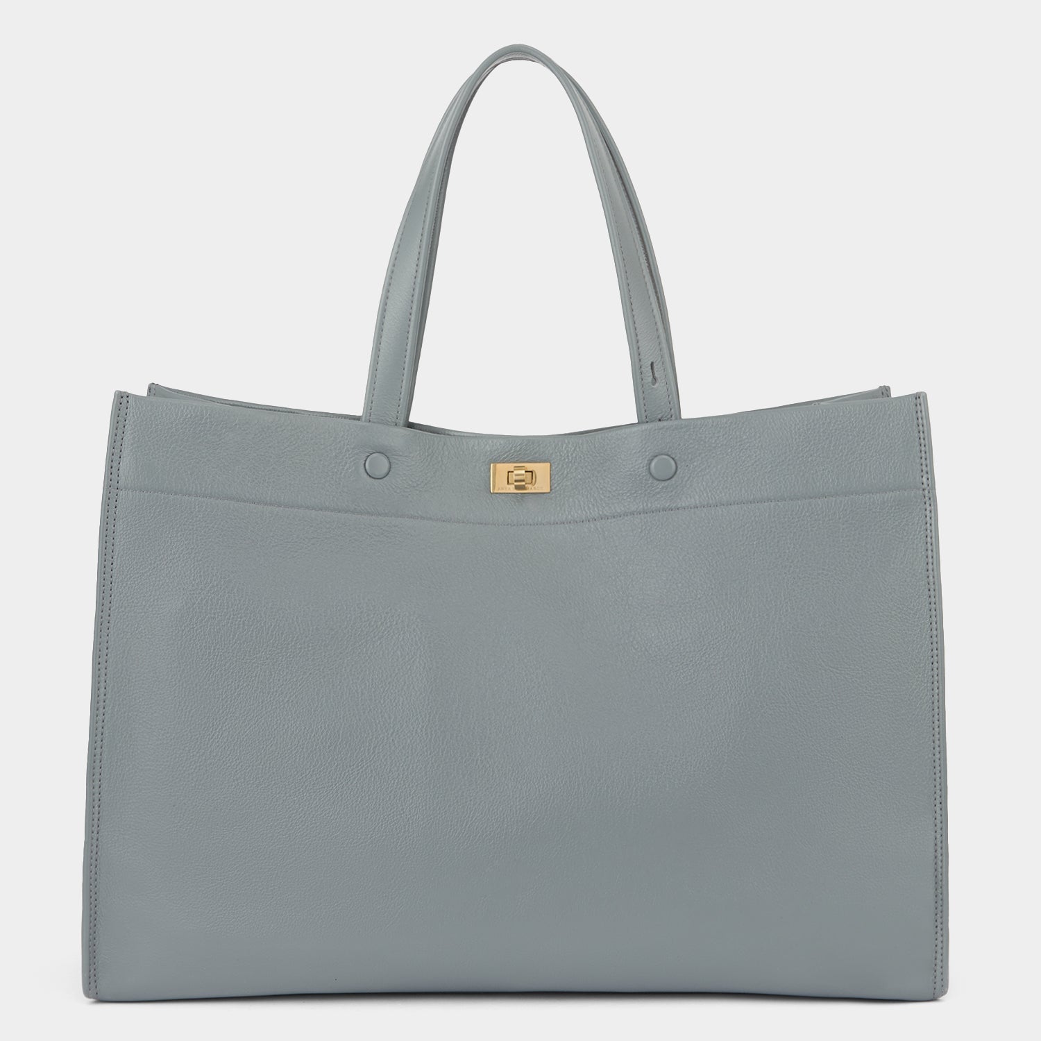 Mortimer Tote -

          
            Calf Leather in Shadow Grey -
          

          Anya Hindmarch US
