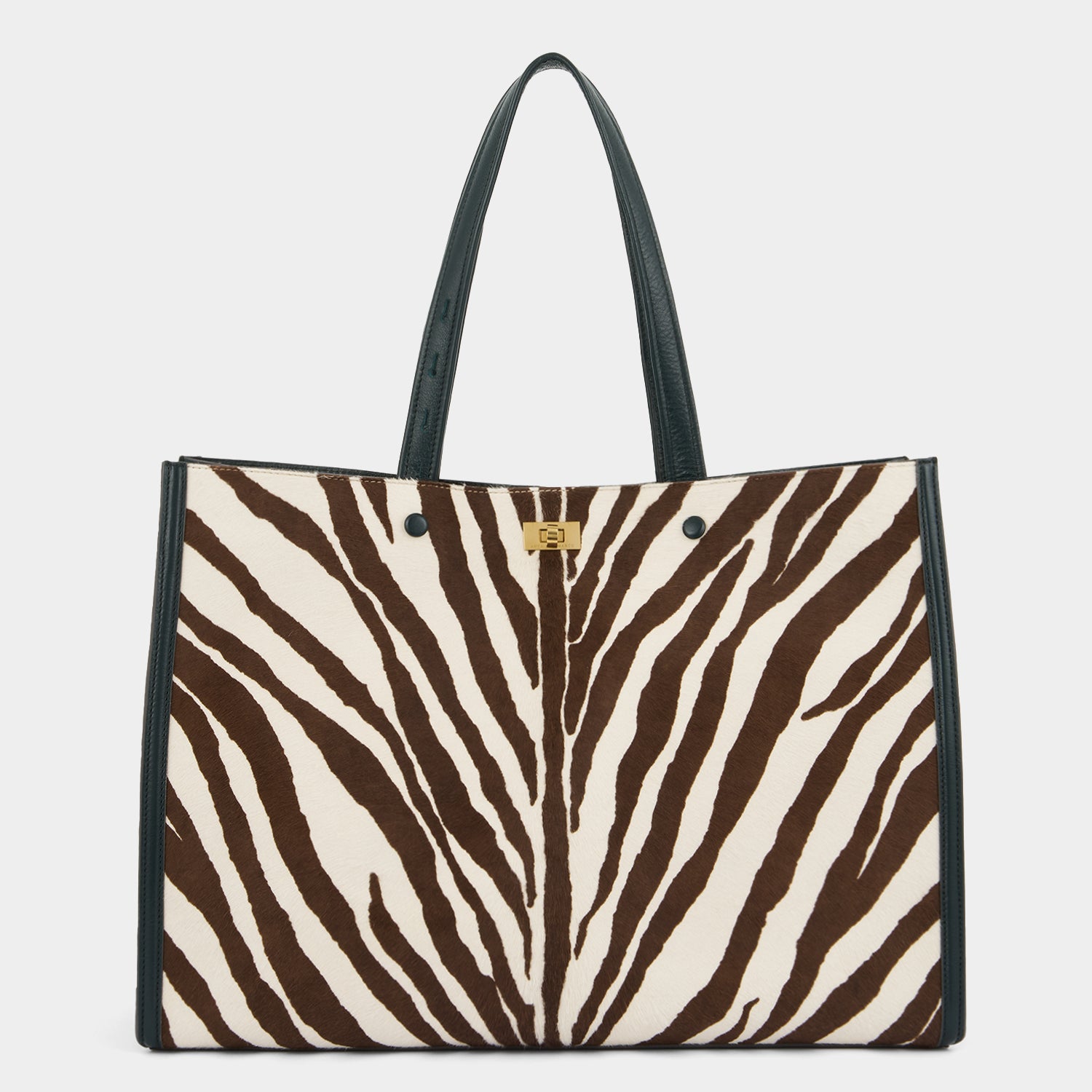 Mortimer Tote -

          
            Calf Hair/Leather in Natural -
          

          Anya Hindmarch US
