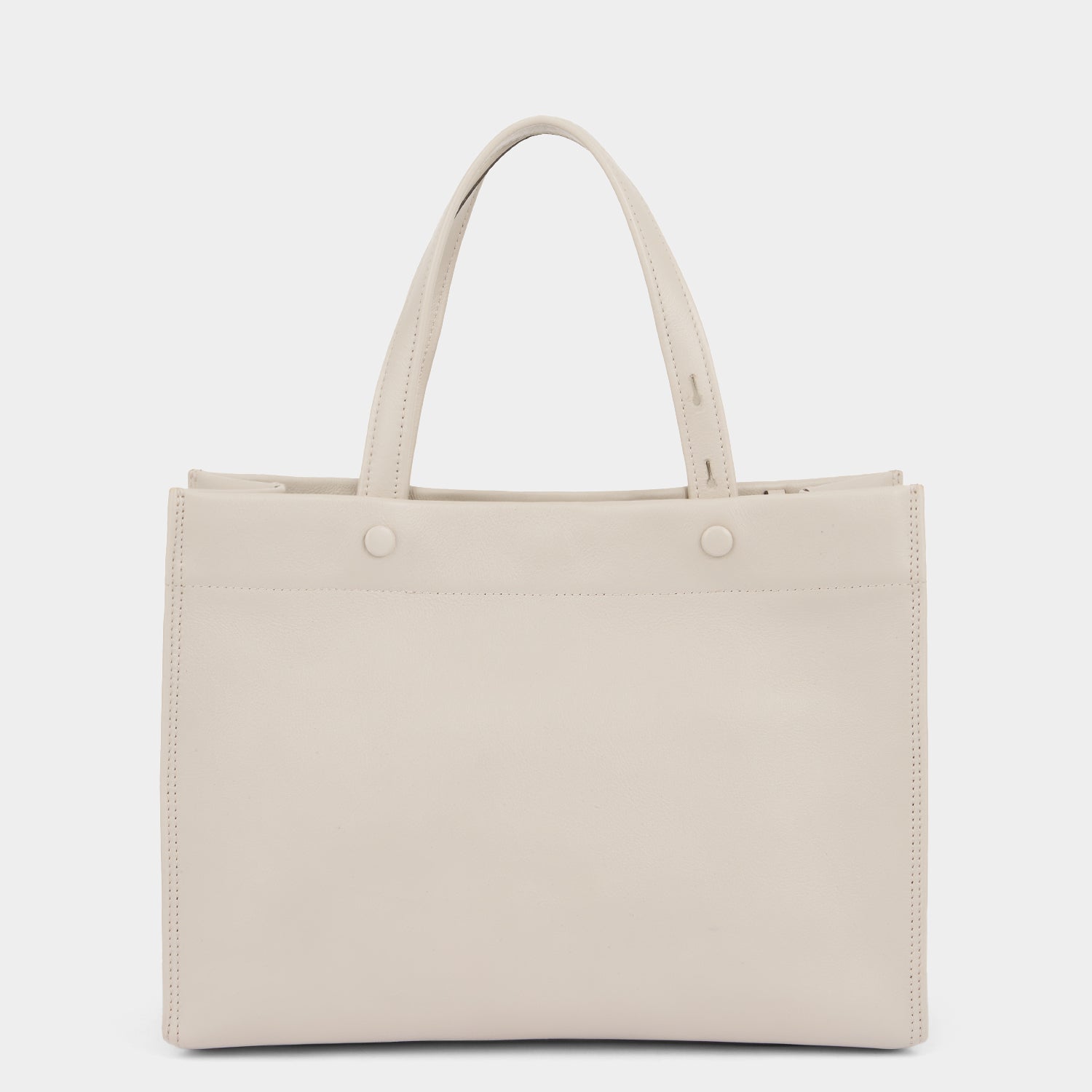 Mortimer Small Tote -

          
            Calf Leather in Chalk White -
          

          Anya Hindmarch US
