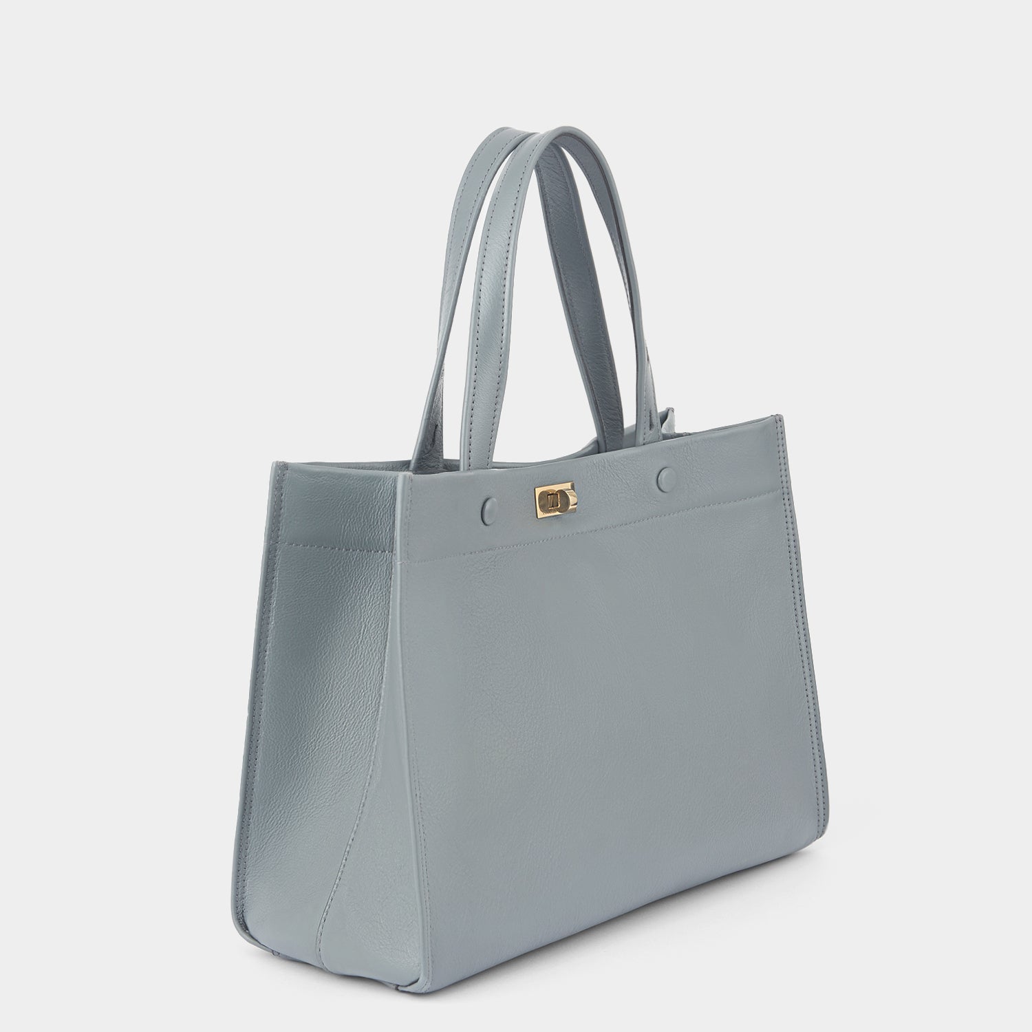 Mortimer Small Tote -

          
            Calf Leather in Shadow Grey -
          

          Anya Hindmarch US
