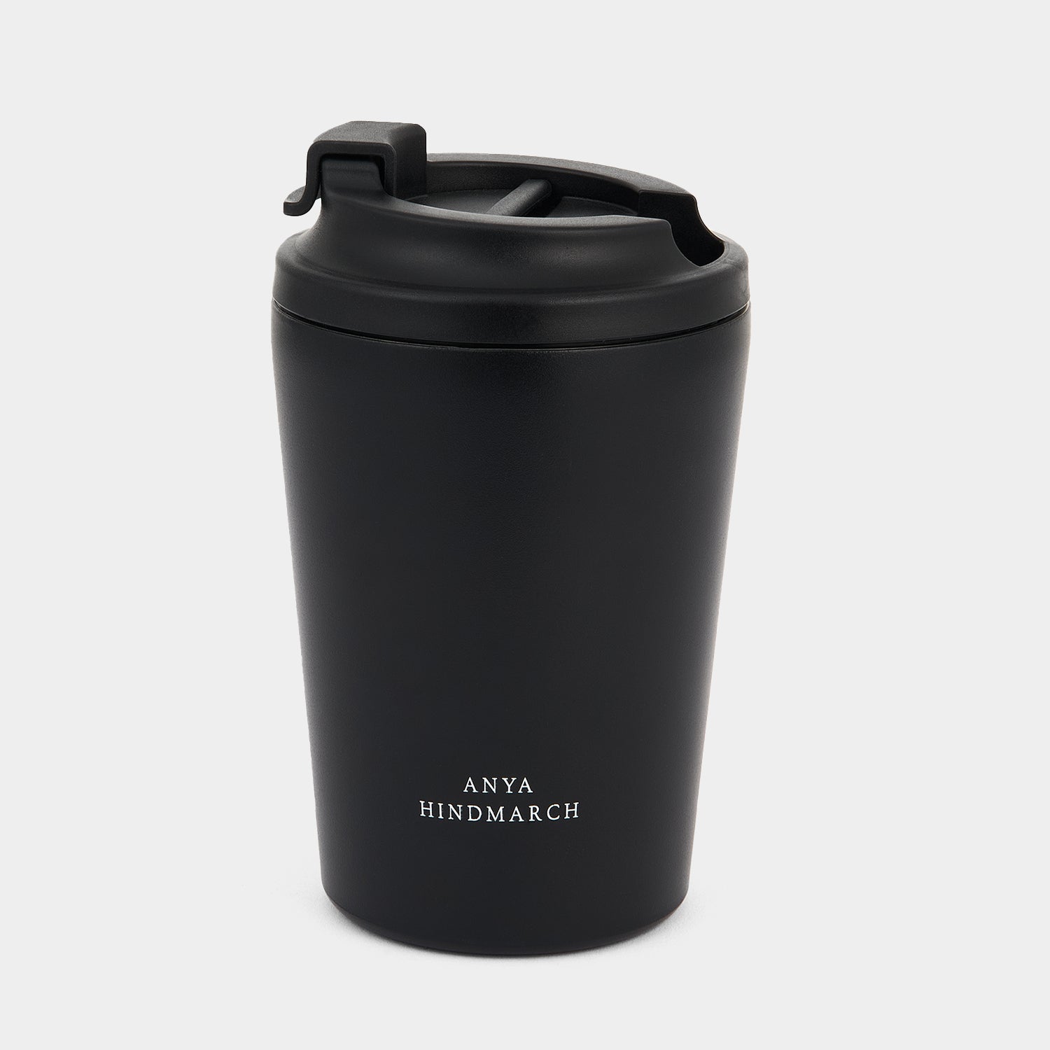 Eyes Reusable Coffee Cup -

          
            Stainless Steel in Black -
          

          Anya Hindmarch US
