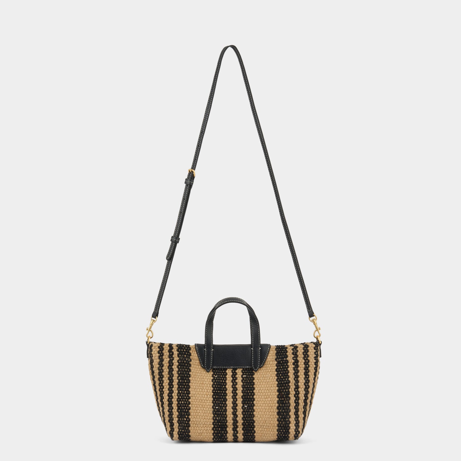 X/S Jute Cross-body Tote -

          
            Jute/Goat Leather in Black/Natural -
          

          Anya Hindmarch US
