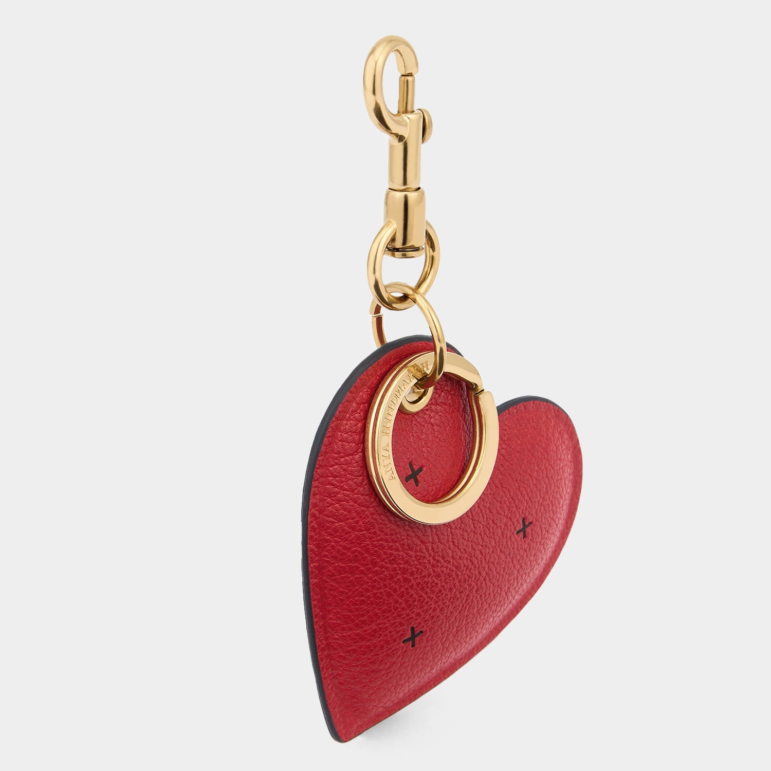 Chubby Heart Charm -

          
            Capra Leather in Bright Red -
          

          Anya Hindmarch US
