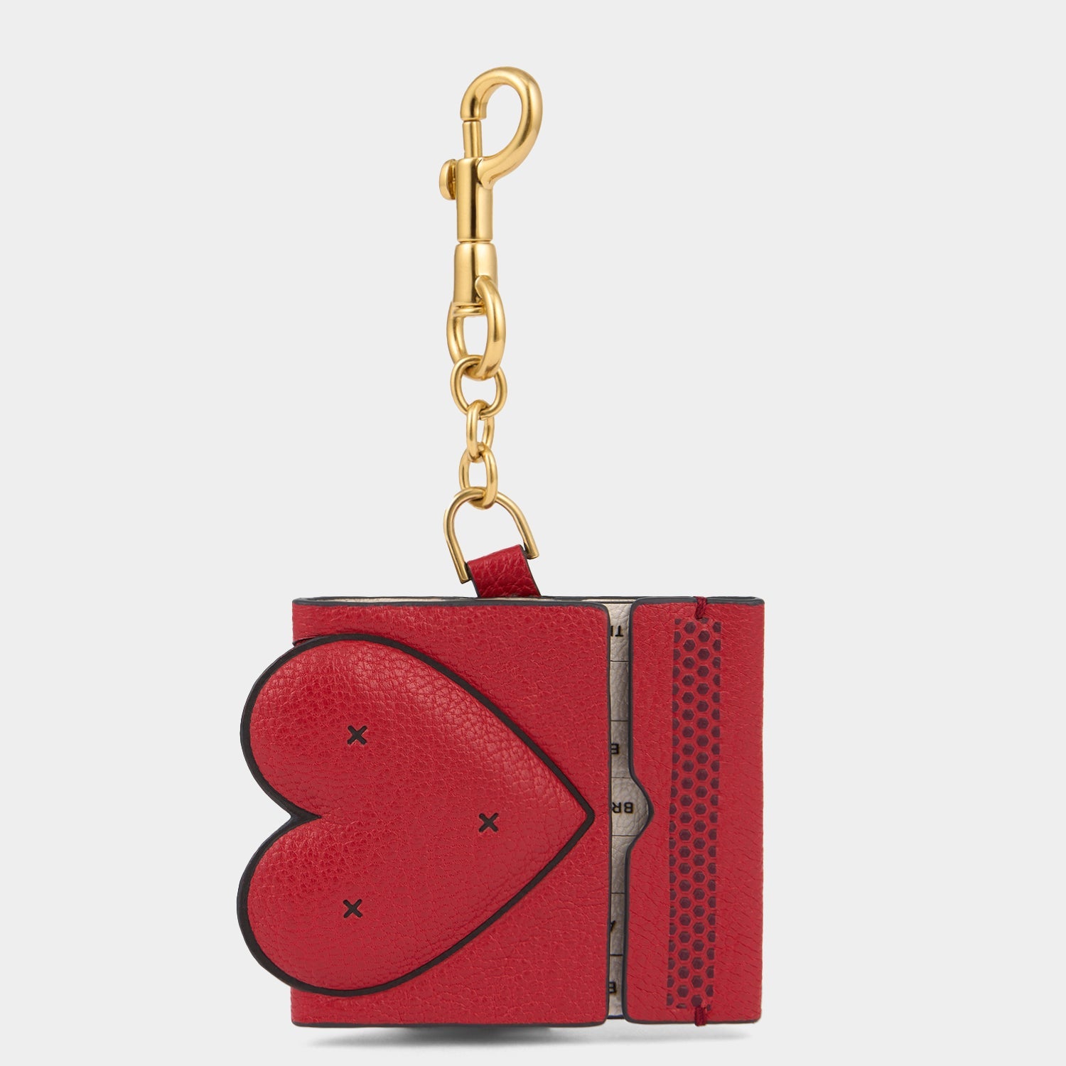 Chubby Heart Match Book Charm -

          
            Capra Leather in Bright Red -
          

          Anya Hindmarch US
