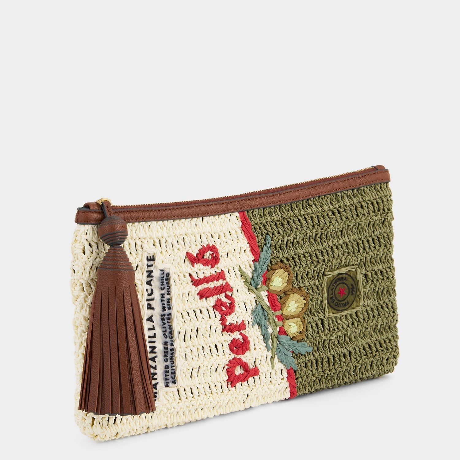 Anya Brands Perello Pochette -

          
            Paper Raffia in Chalk White -
          

          Anya Hindmarch US
