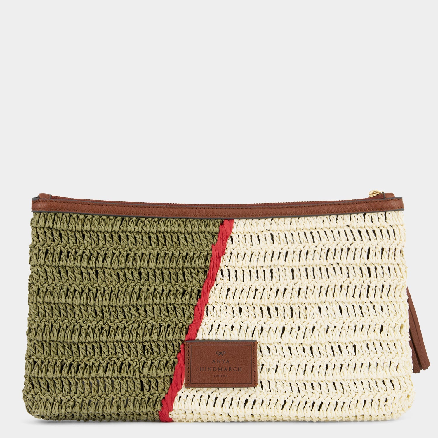 Anya Brands Perello Pochette -

          
            Paper Raffia in Chalk White -
          

          Anya Hindmarch US
