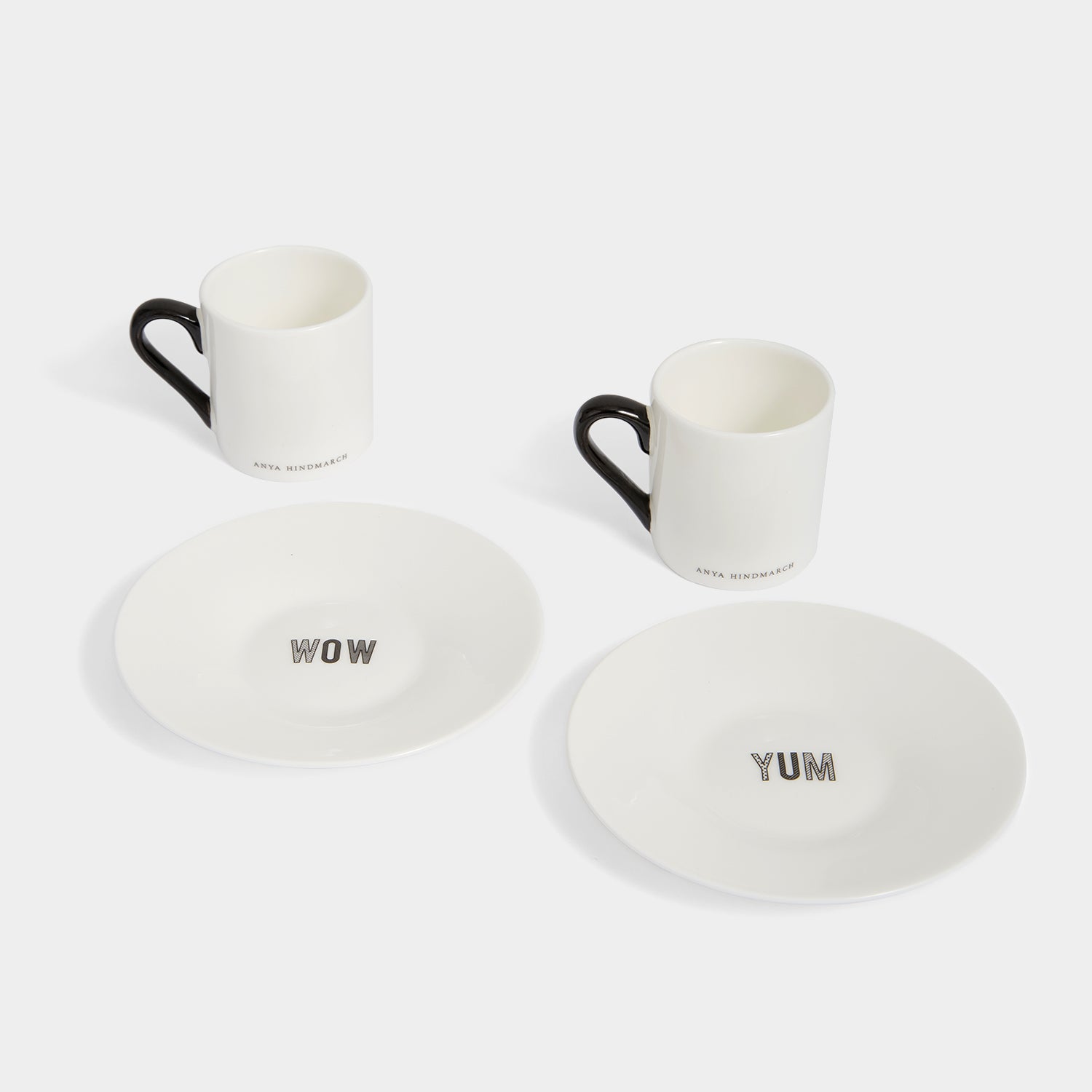 Eyes Espresso Set -

          
            Bone China in White -
          

          Anya Hindmarch US
