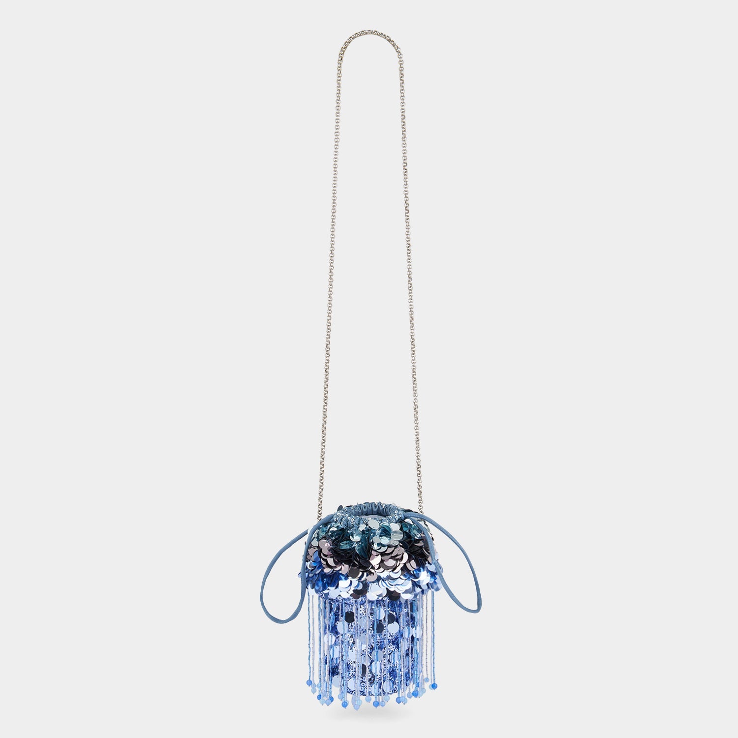 Jellyfish Cross-body -

          
            Sequins in Sky Blue -
          

          Anya Hindmarch US
