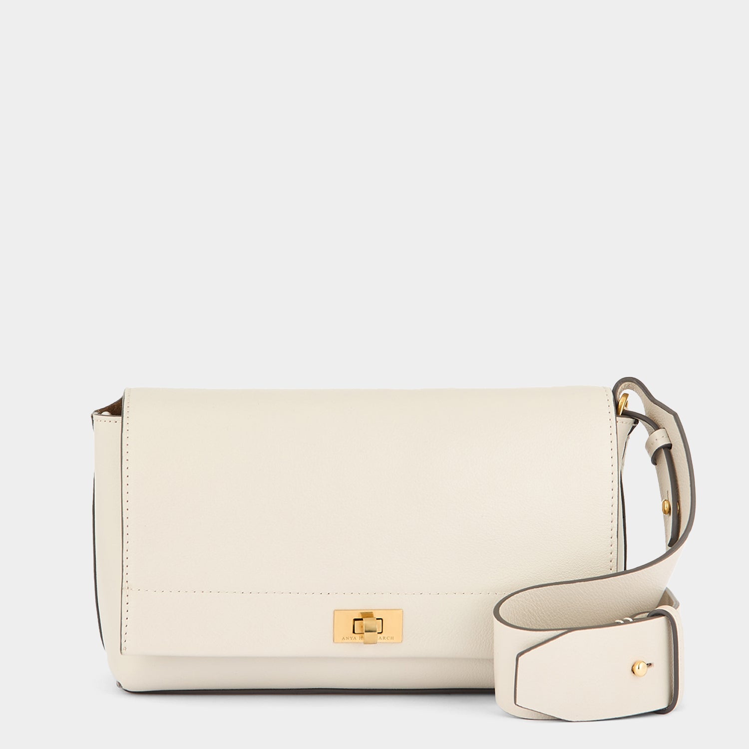 Mortimer Cross-body -

          
            Calf Leather in Chalk White -
          

          Anya Hindmarch US
