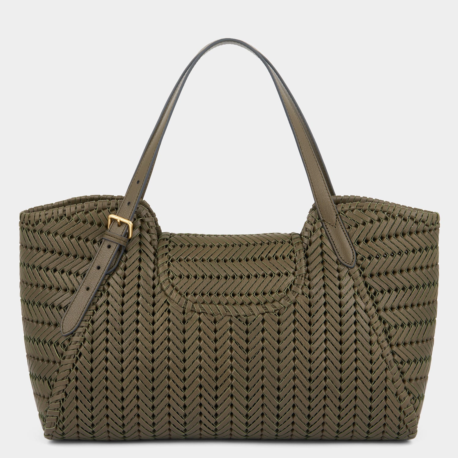 Neeson Tassel Tote -

          
            Capra Leather in Khaki -
          

          Anya Hindmarch US
