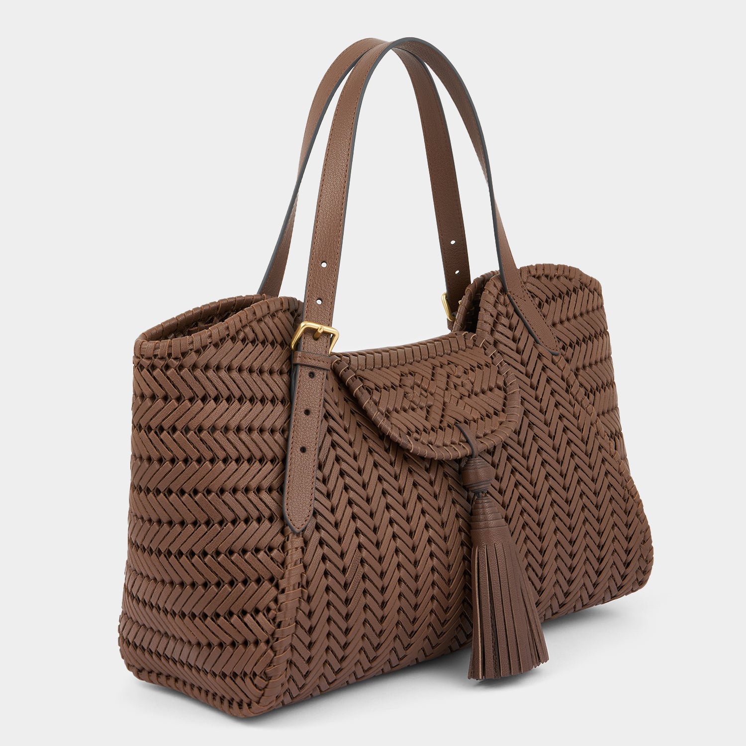 Neeson Tassel Tote -

          
            Capra Leather in Vole -
          

          Anya Hindmarch US
