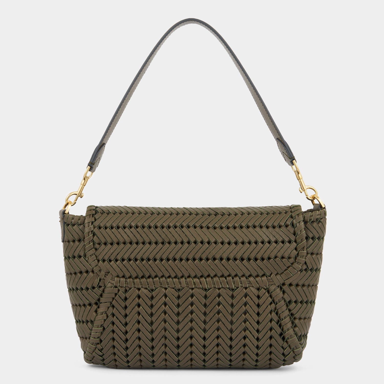 Neeson Tassel Shoulder Bag -

          
            Capra Leather in Khaki -
          

          Anya Hindmarch US
