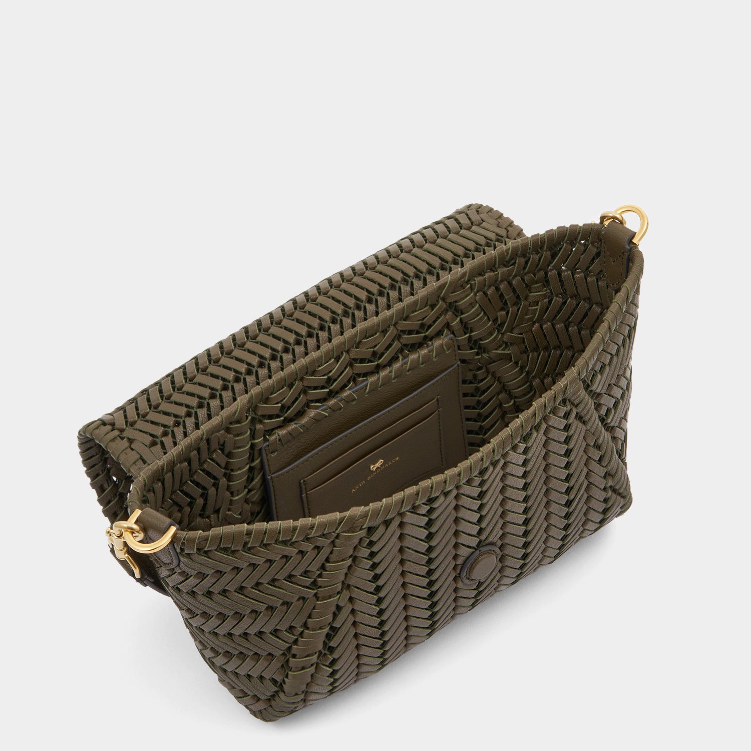 Neeson Tassel Shoulder Bag -

          
            Capra Leather in Khaki -
          

          Anya Hindmarch US
