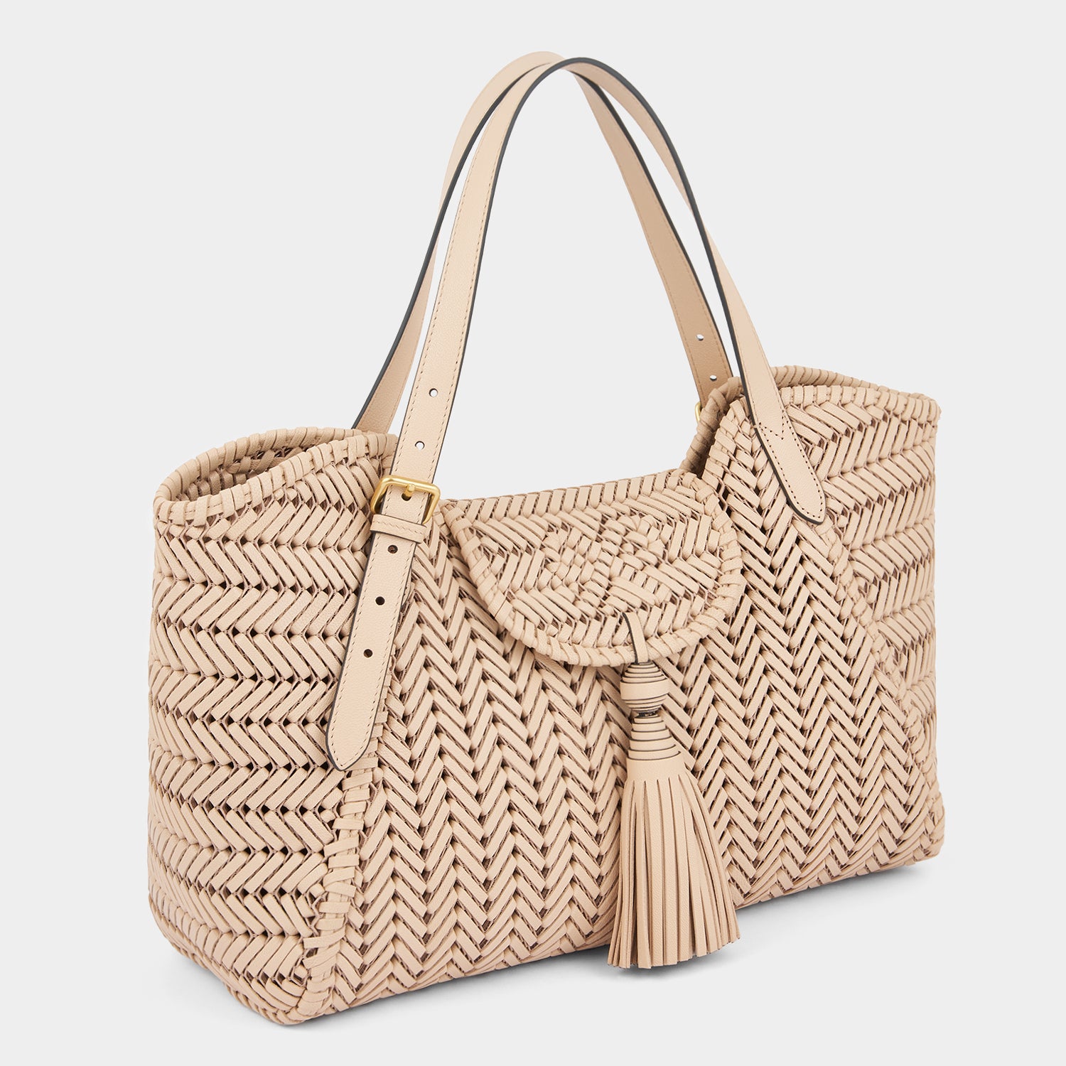 Neeson Tassel Tote -

          
            Capra Leather in Calico -
          

          Anya Hindmarch US
