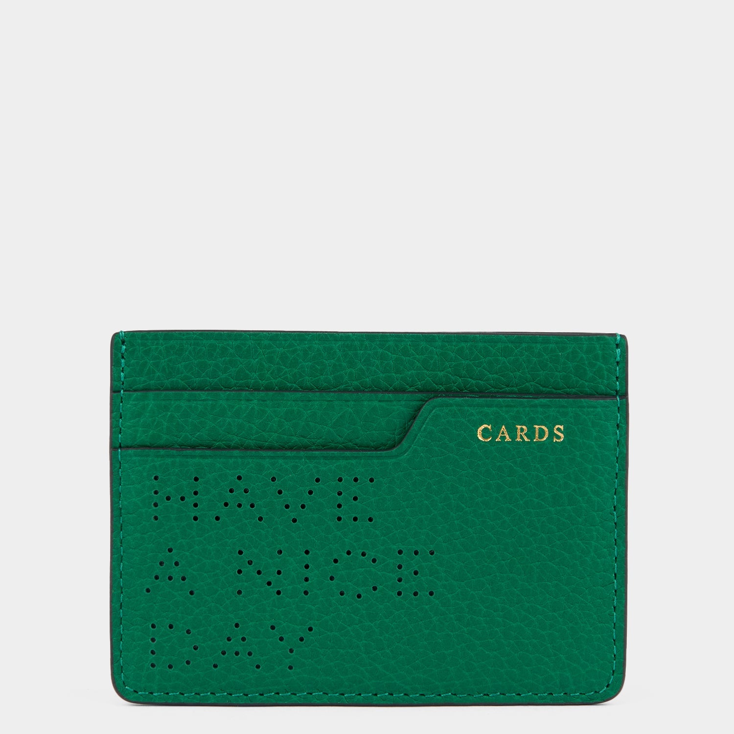 Have a Nice Day Card Case -

          
            Calf Leather in Emerald -
          

          Anya Hindmarch US
