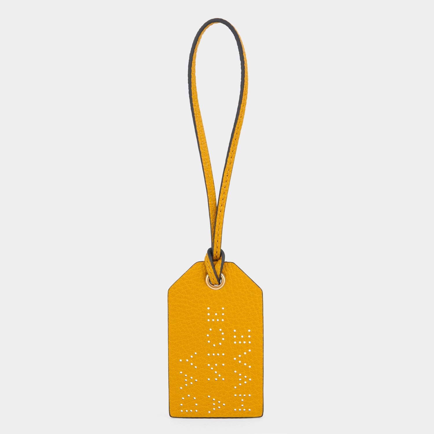 Have a Nice Day Charm -

          
            Calf Leather in Mustard -
          

          Anya Hindmarch US
