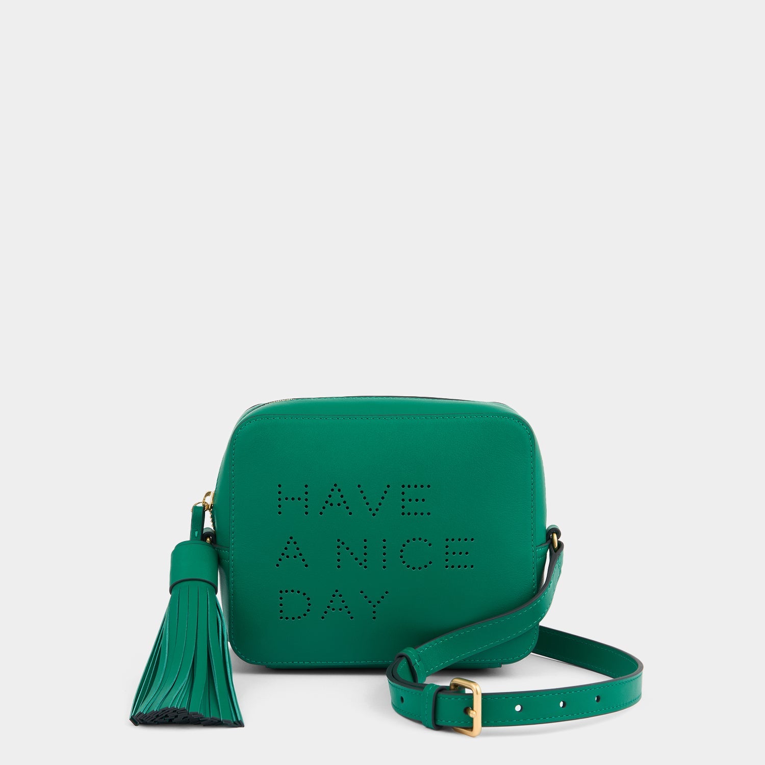 Have a Nice Day Cross-body -

          
            Smooth Leather in Emerald -
          

          Anya Hindmarch US
