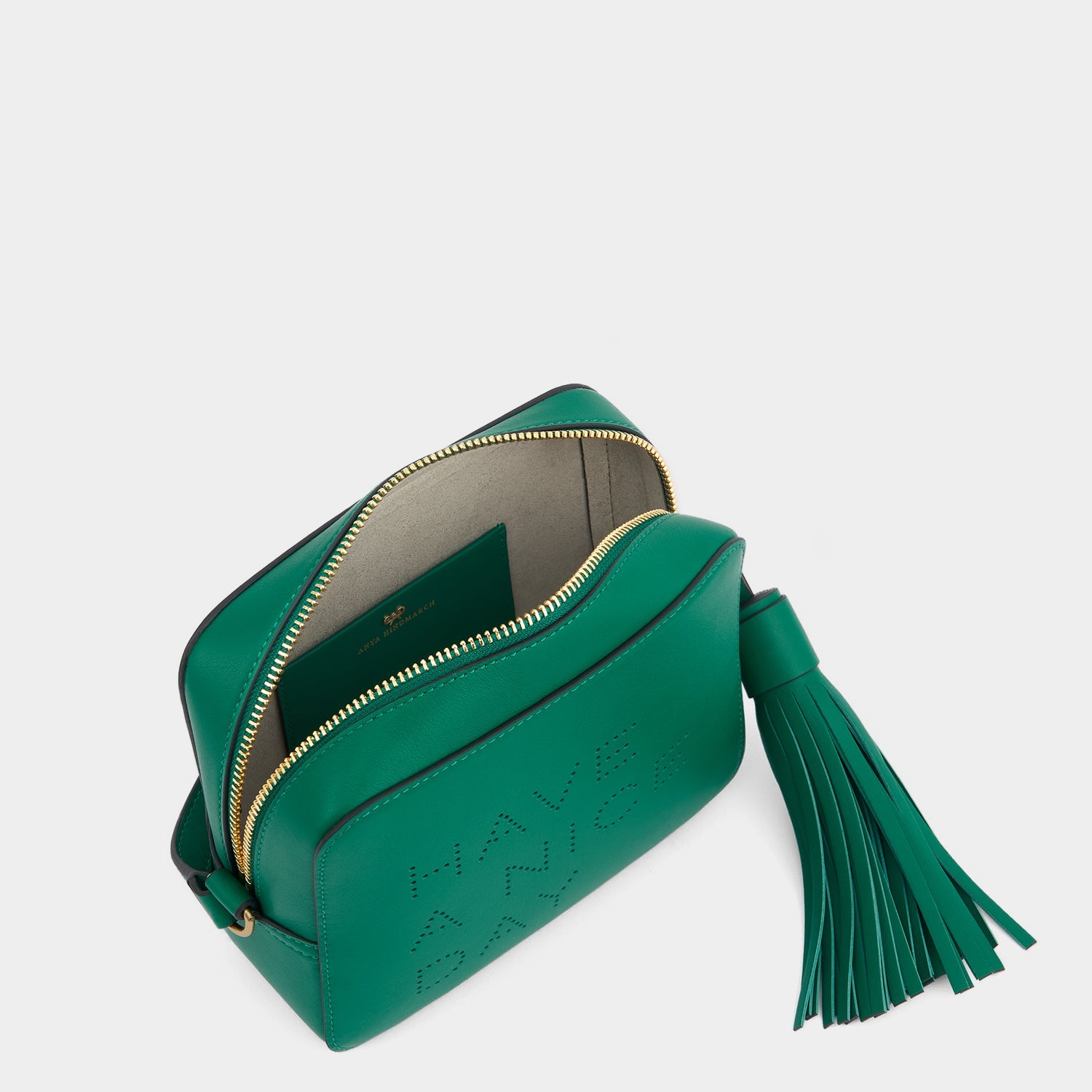 Have a Nice Day Cross-body -

          
            Smooth Leather in Emerald -
          

          Anya Hindmarch US
