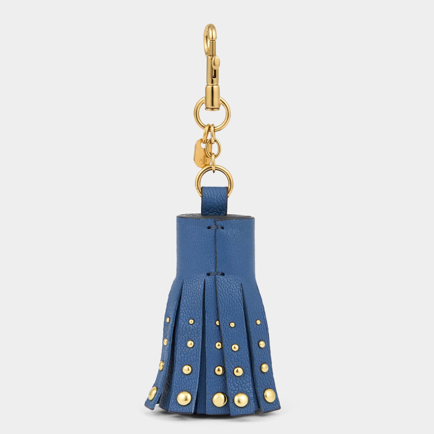 Eyes Studded Tassel Charm -

          
            Capra Leather in Periwinkle -
          

          Anya Hindmarch US
