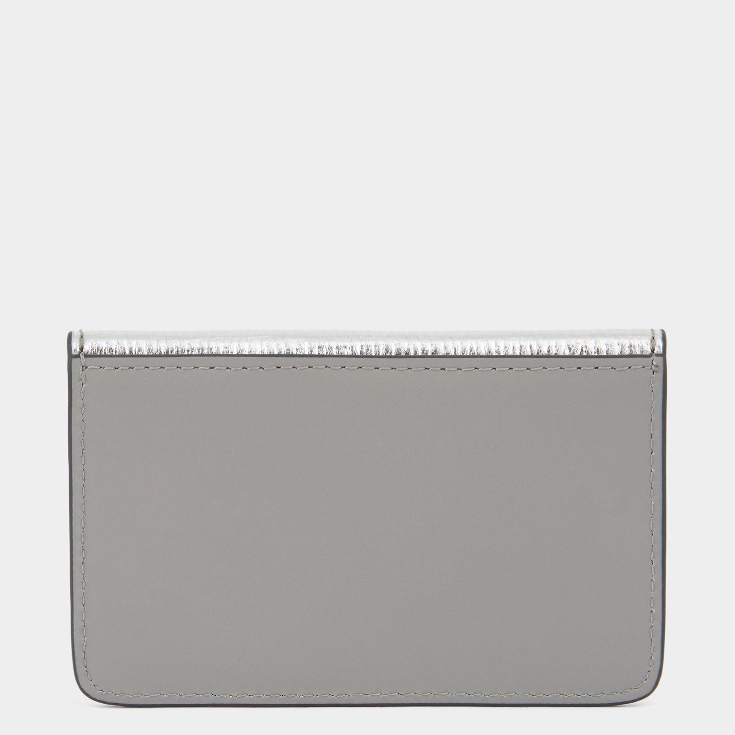 Eyes MagSafe Envelope Card Case -

          
            Capra Leather in Silver -
          

          Anya Hindmarch US
