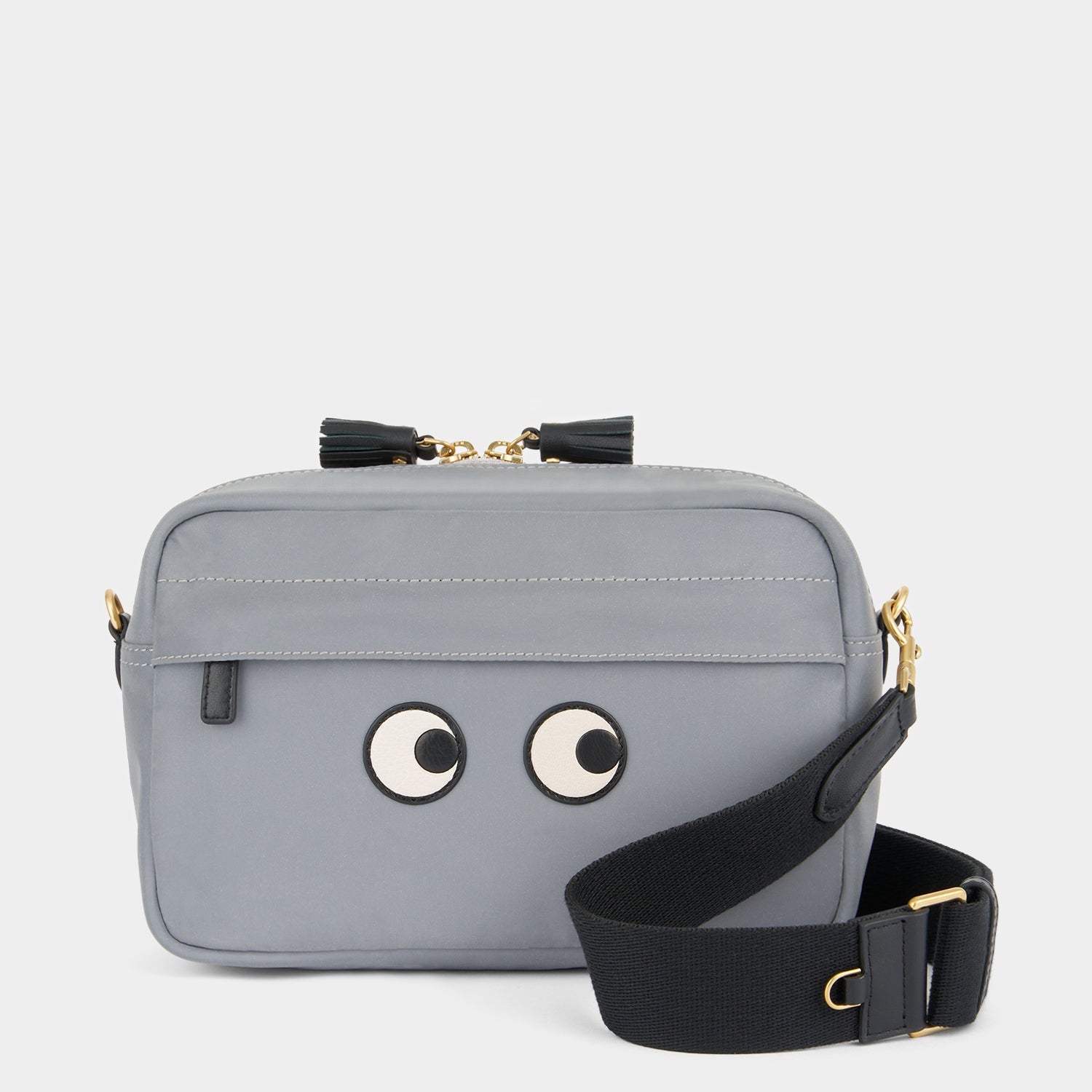 Eyes Handlebar Cross-body -

          
            Reflective Nylon in Silver -
          

          Anya Hindmarch US
