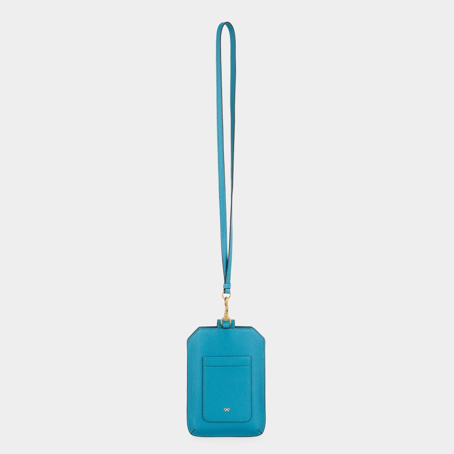 Priority Baggage Travel Lanyard -

          
            Capra Leather in London Blue -
          

          Anya Hindmarch US
