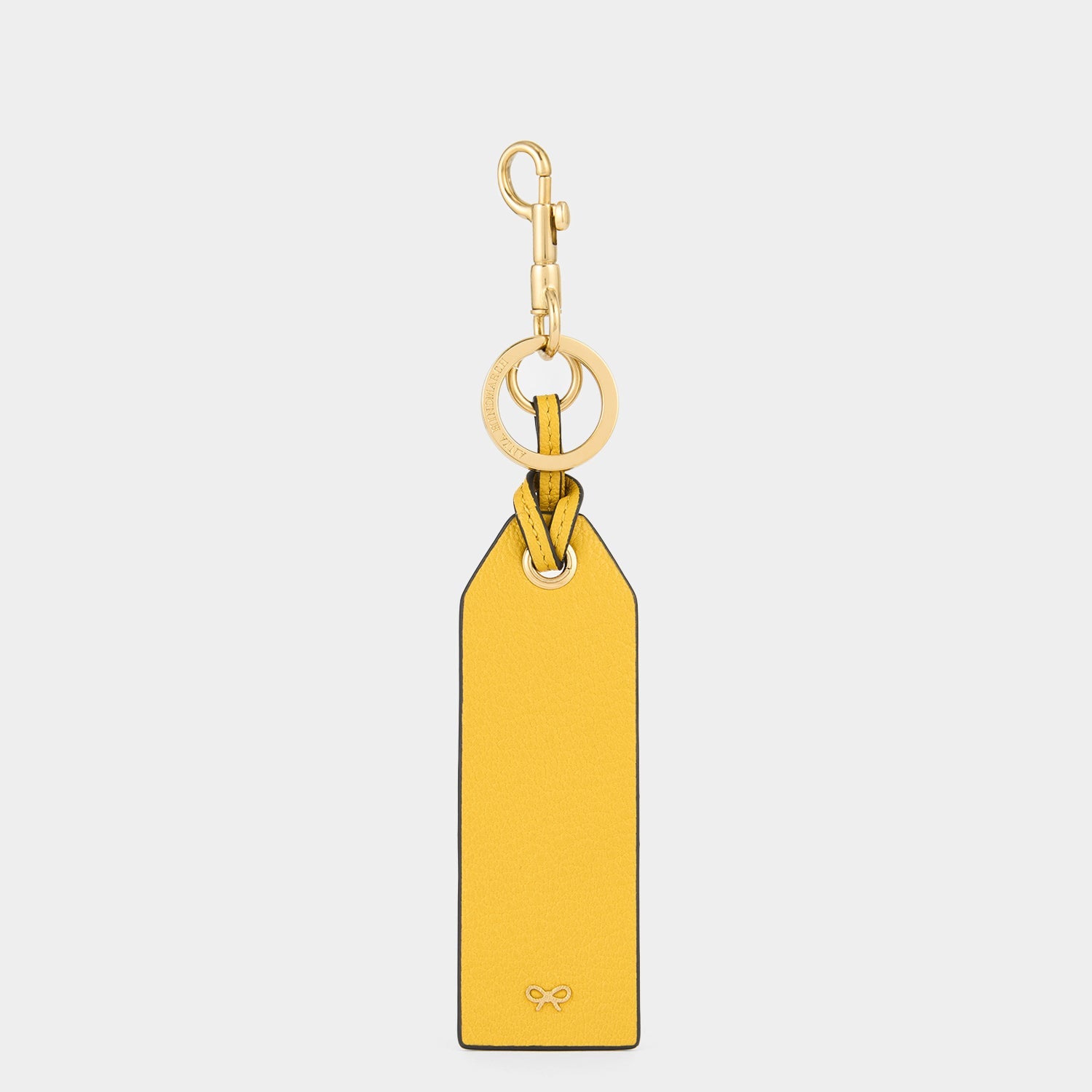 Excess Baggage Charm -

          
            Capra Leather in Yellow -
          

          Anya Hindmarch US
