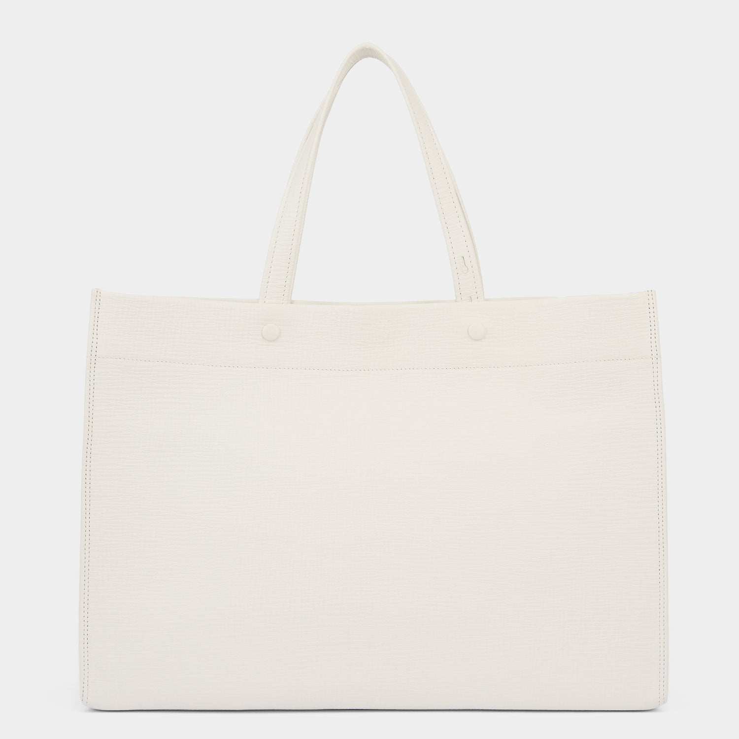 Mortimer Tote -

          
            Crosshatch Calf Leather in White -
          

          Anya Hindmarch US
