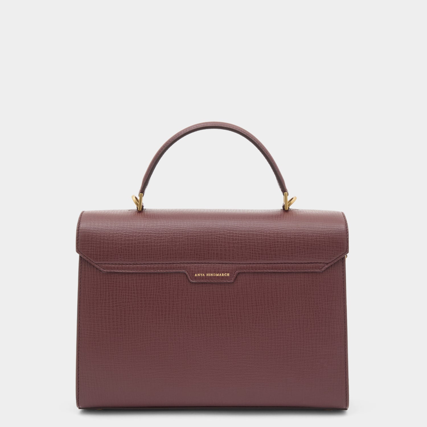 Mortimer Top Handle -

          
            Crosshatch Leather in Barolo Red  -
          

          Anya Hindmarch US
