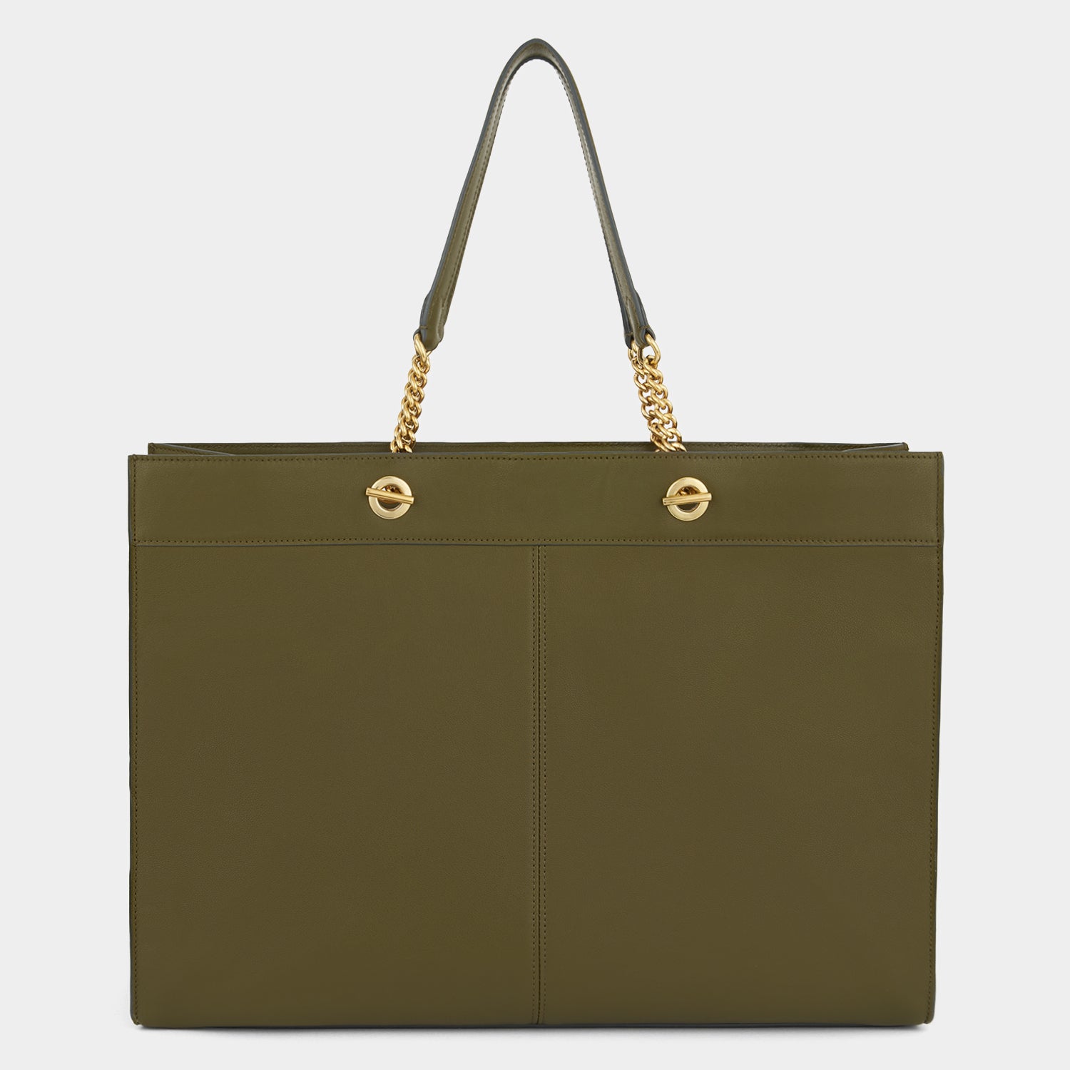 Mortimer Eyelet Chain Tote -

          
            Capra Leather in Bonsai Green -
          

          Anya Hindmarch US
