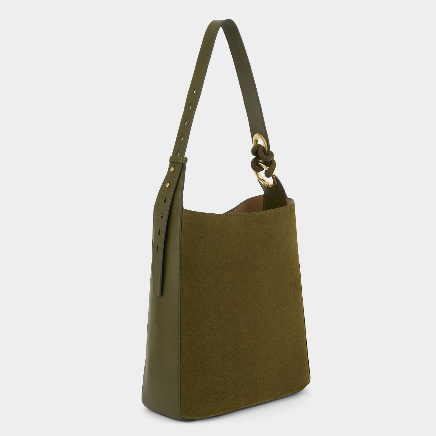 Ringo Shoulder Bag -

          
            Suede Leather in Bonsai Green -
          

          Anya Hindmarch US
