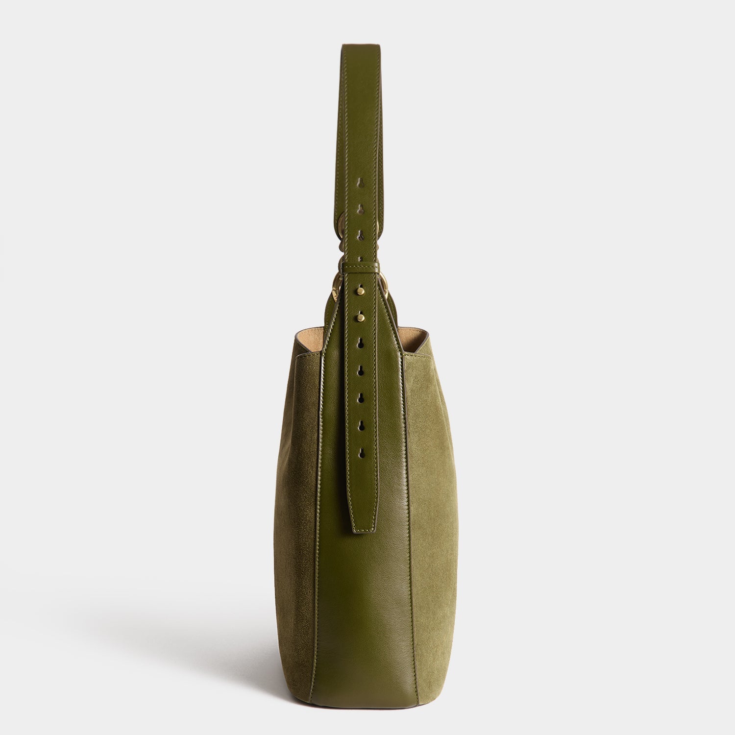 Ringo Shoulder Bag -

          
            Suede Leather in Bonsai Green -
          

          Anya Hindmarch US
