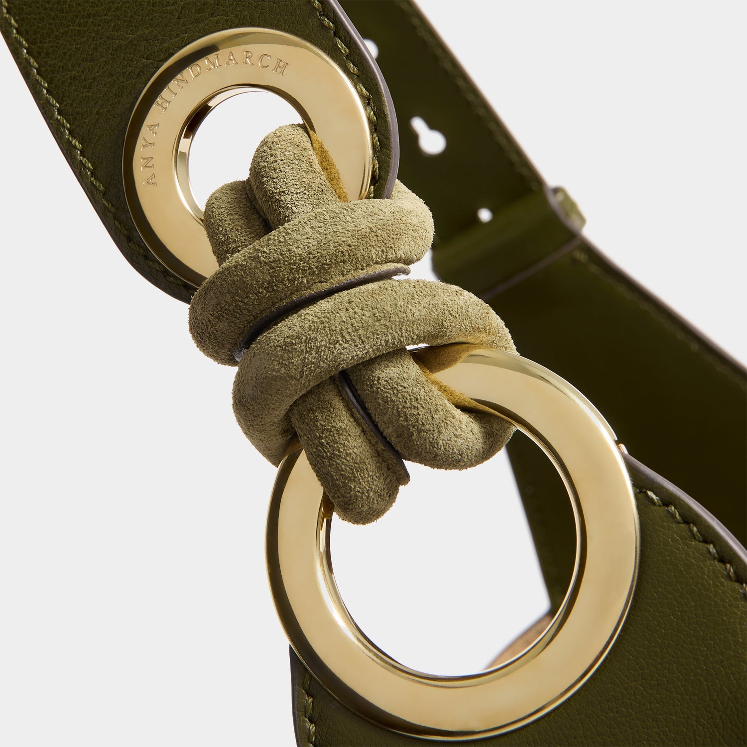 Ringo Shoulder Bag -

          
            Suede Leather in Bonsai Green -
          

          Anya Hindmarch US
