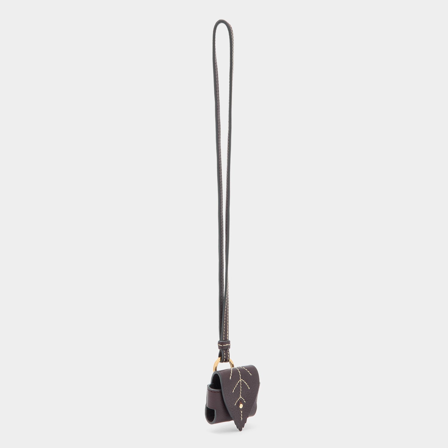 RTN Earphone Case -

          
            Natural Grain Leather in Grape -
          

          Anya Hindmarch US
