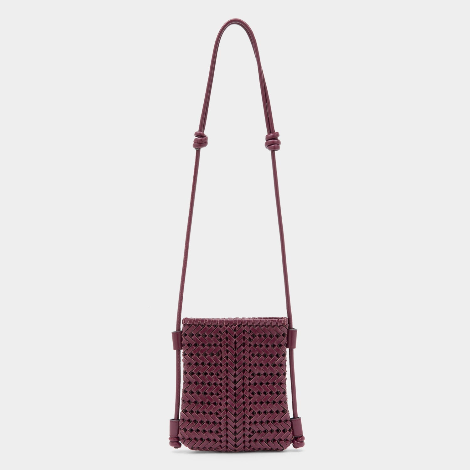 Neeson Cross-body Pouch -

          
            Calf Leather in Orchid Purple -
          

          Anya Hindmarch US
