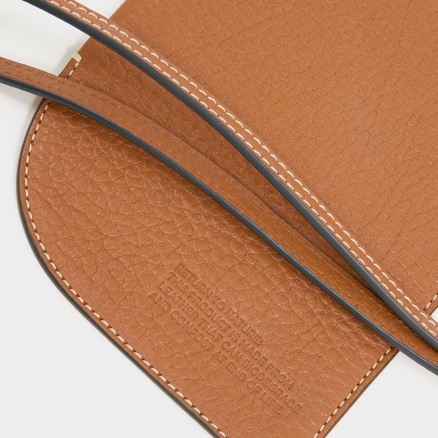 RTN Phone Pouch -

          
            Natural Grain Leather in Pecan -
          

          Anya Hindmarch US
