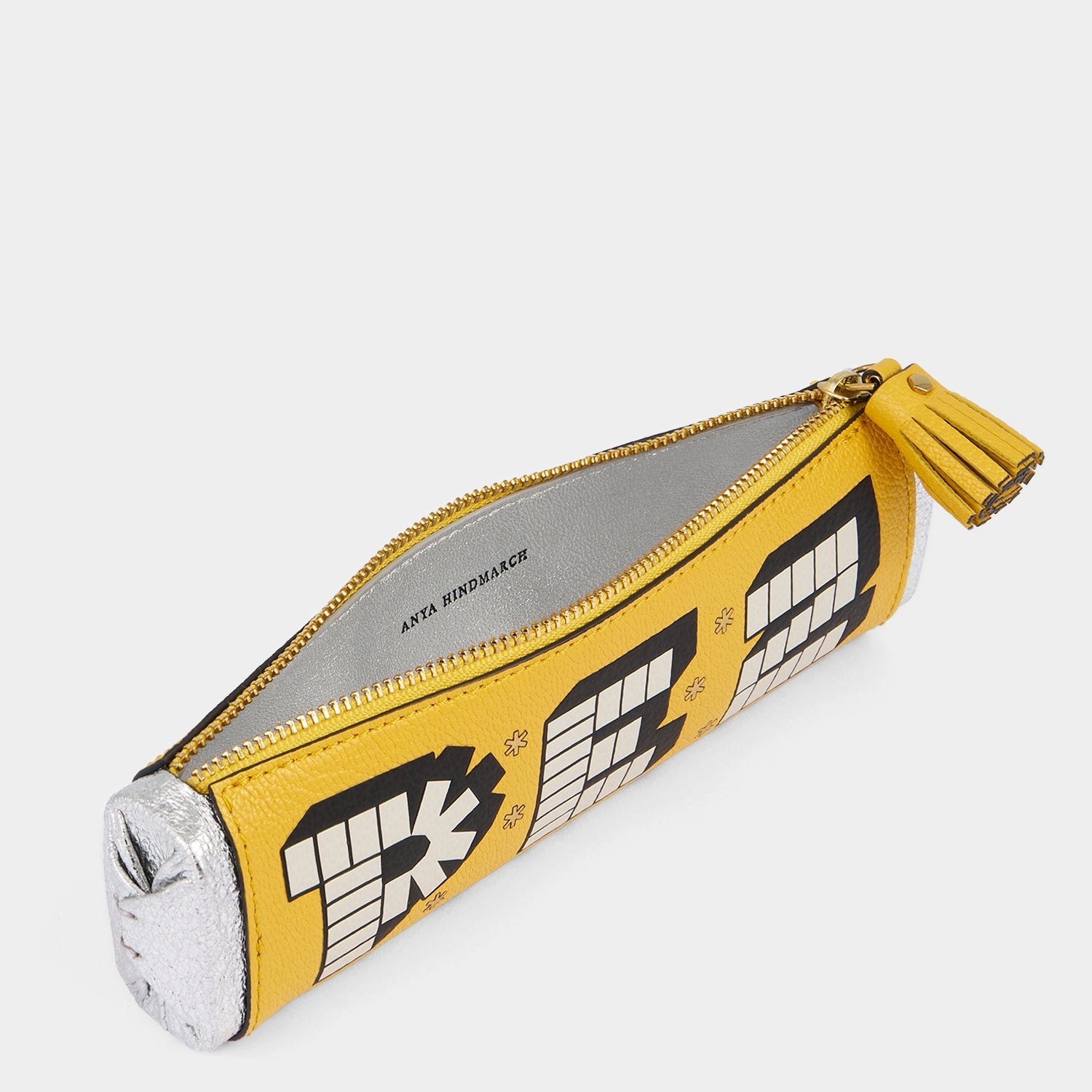 Anya Brands PEZ Pencil Case -

          
            Capra Leather in Lemon Yellow -
          

          Anya Hindmarch US
