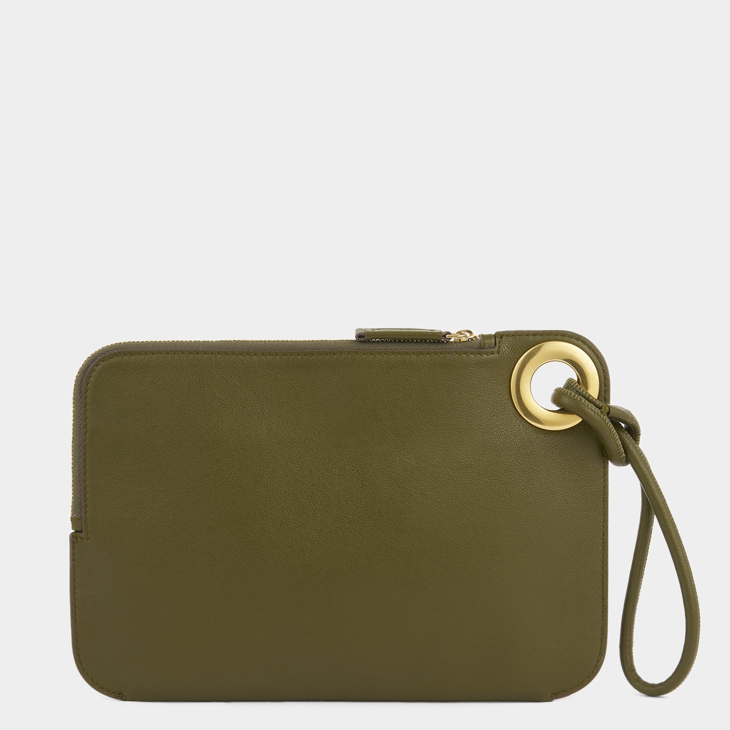 Ringo Clutch -

          
            Suede Leather in Bonsai Green -
          

          Anya Hindmarch US
