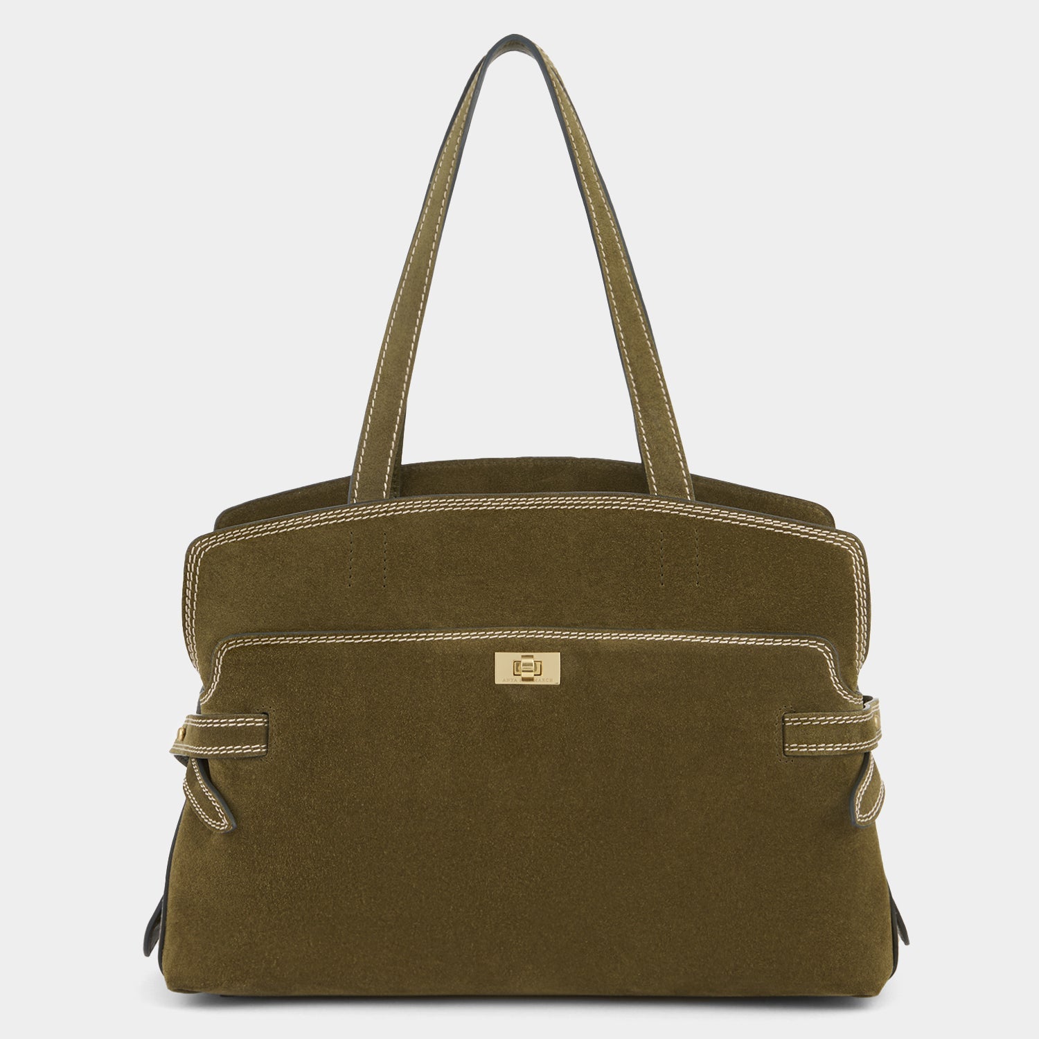 Wilson Stitch Shoulder Bag -

          
            Suede Leather in Bonsai Green -
          

          Anya Hindmarch US
