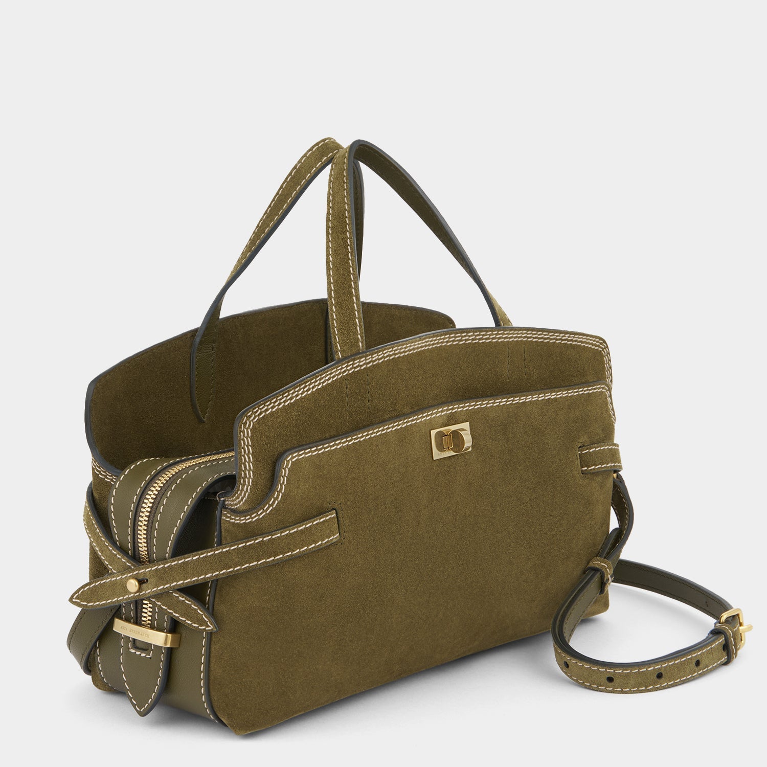 Wilson Stitch Cross-body -

          
            Suede in Bonsai Green -
          

          Anya Hindmarch US
