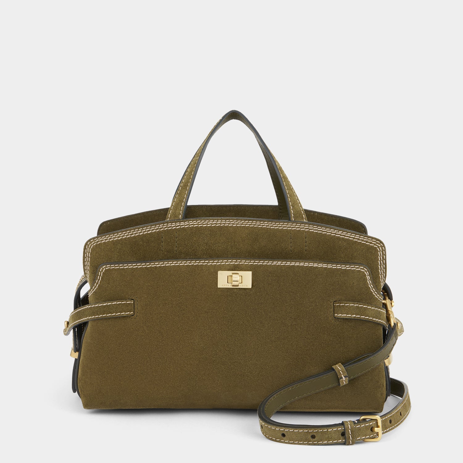 Wilson Stitch Cross-body -

          
            Suede in Bonsai Green -
          

          Anya Hindmarch US

