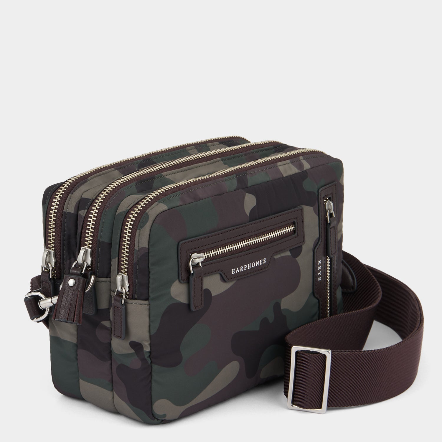 Camouflage Triple Zip Cross-body -

          
            Nylon in Camouflage -
          

          Anya Hindmarch US
