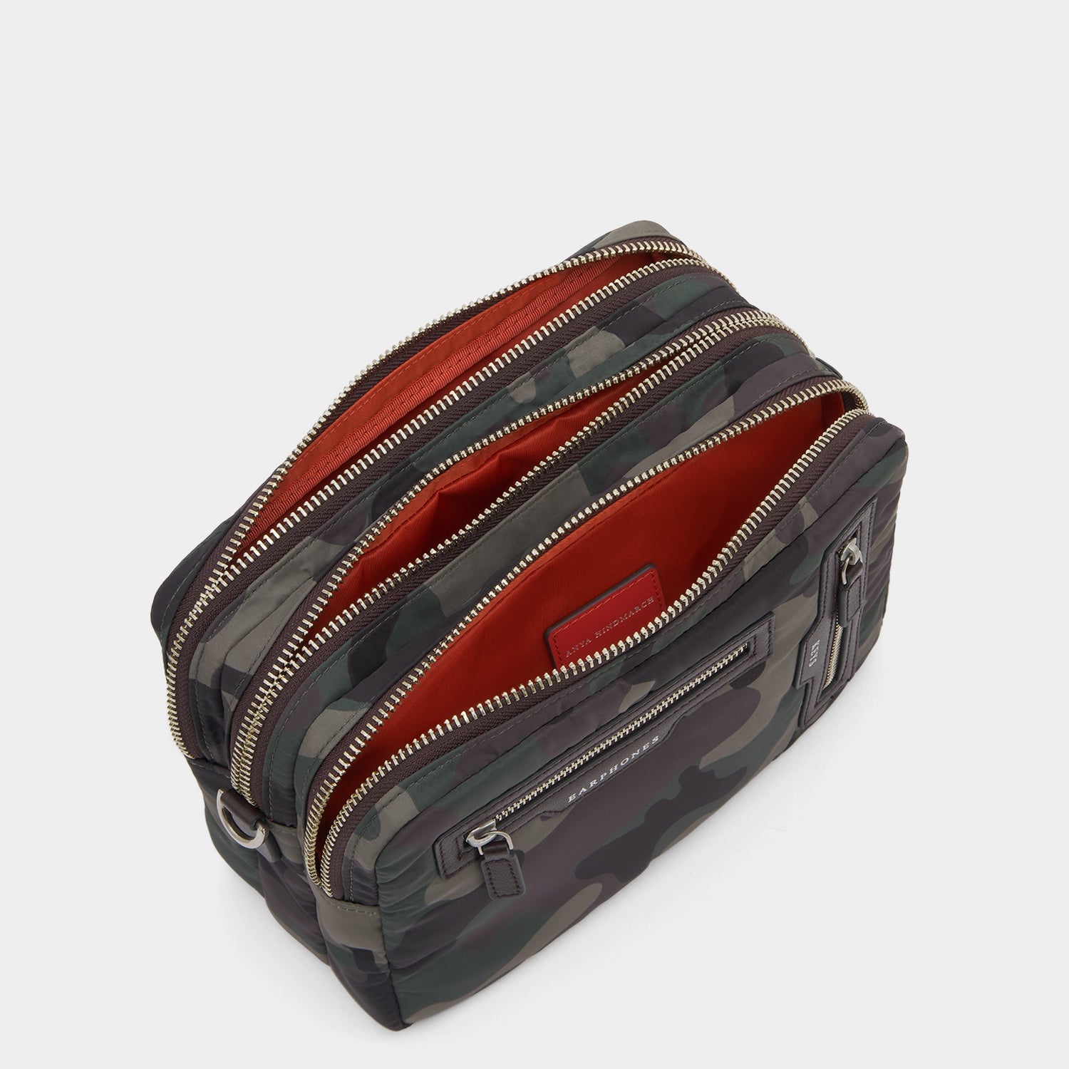 Camouflage Triple Zip Cross-body -

          
            Nylon in Camouflage -
          

          Anya Hindmarch US
