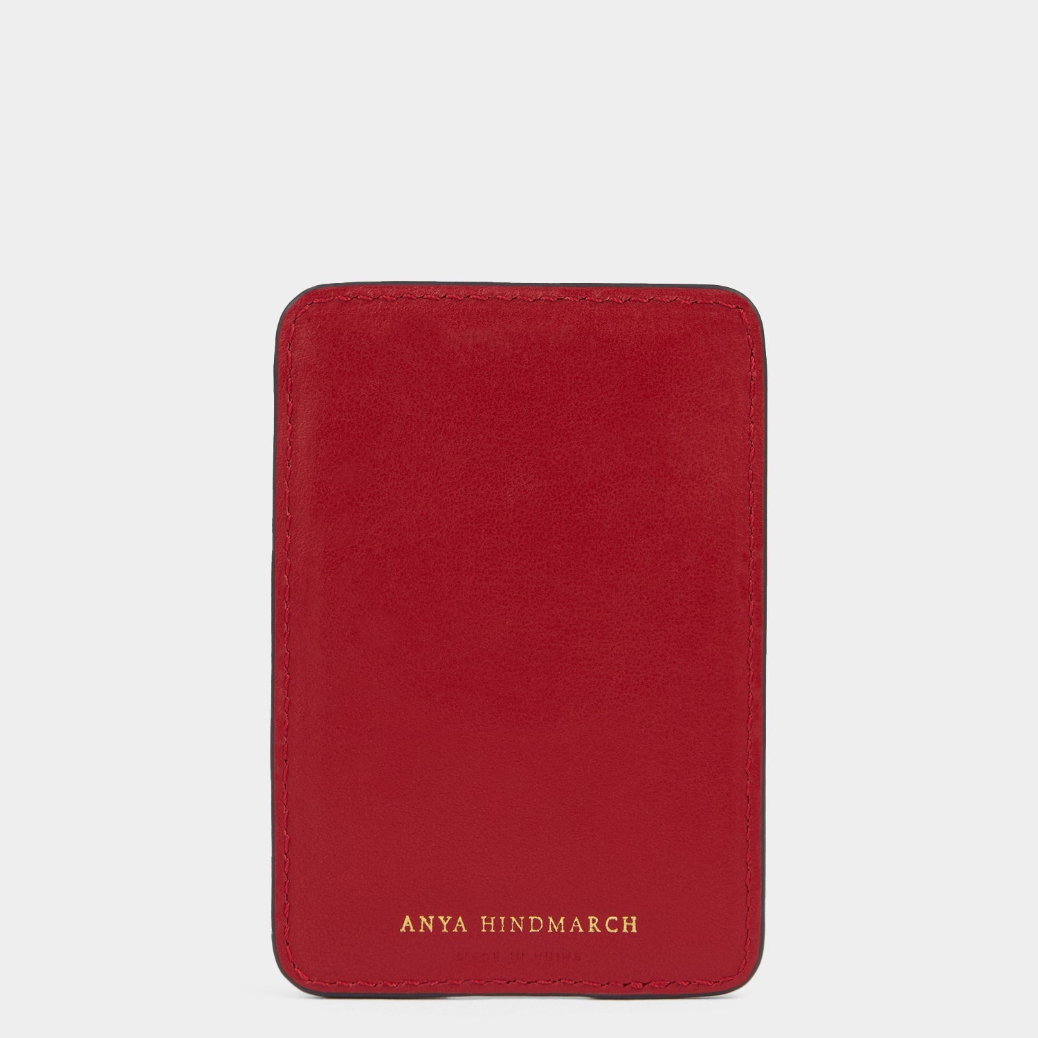 Anya Brands Flying Goose Sriracha Magnetic Card Case -

          
            Smooth Leather in Russet Red -
          

          Anya Hindmarch US
