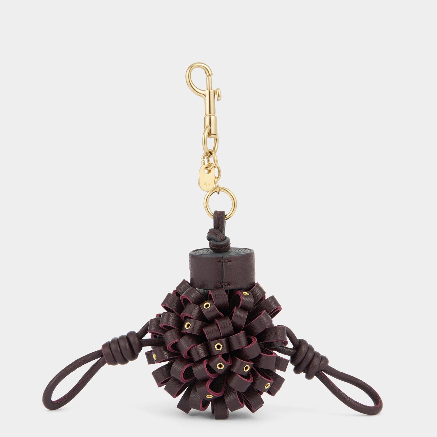 Eyelet Character Charm -

          
            Smooth Leather in Grape Purple -
          

          Anya Hindmarch US
