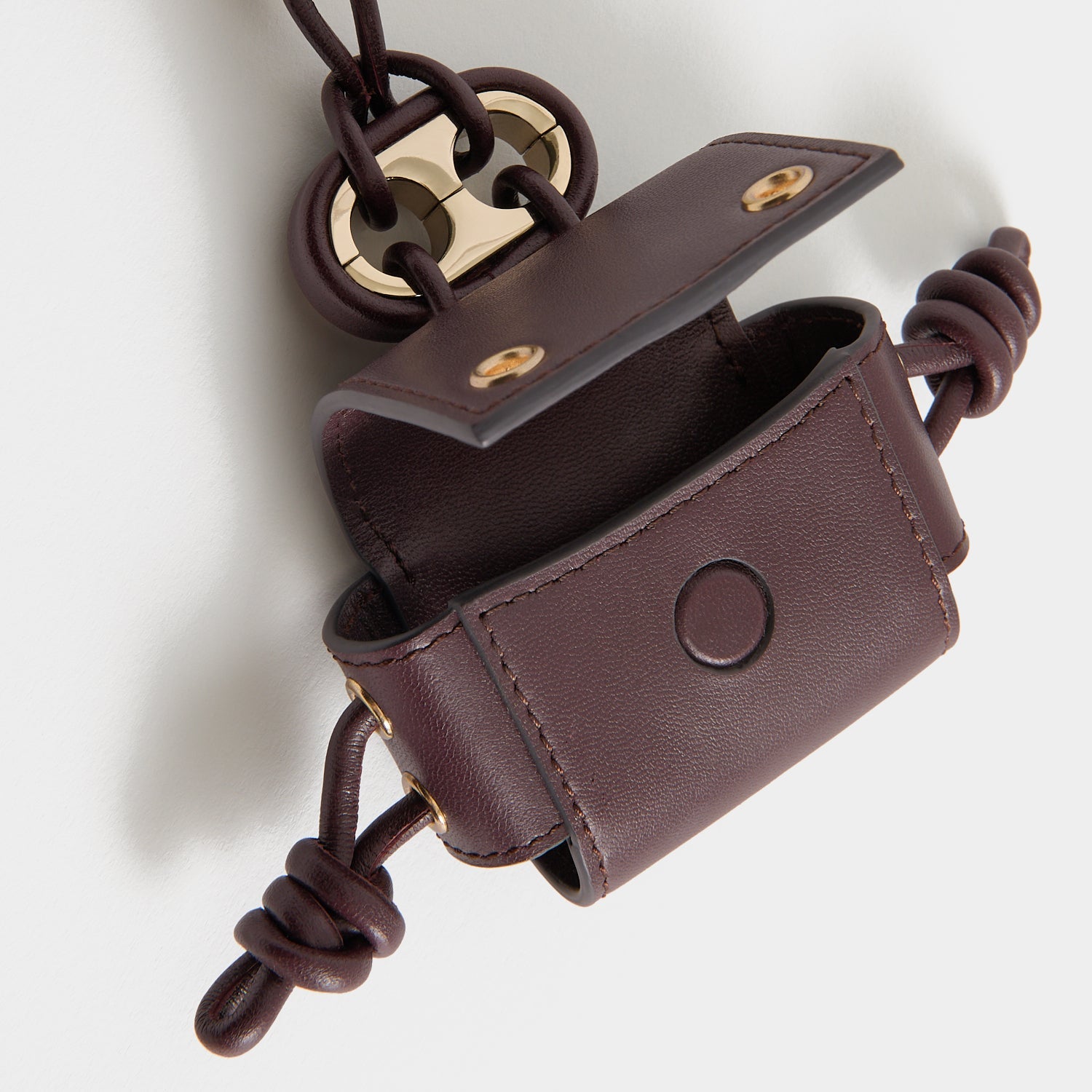 Character Earphone Case Charm -

          
            Smooth Leather in Grape Purple -
          

          Anya Hindmarch US
