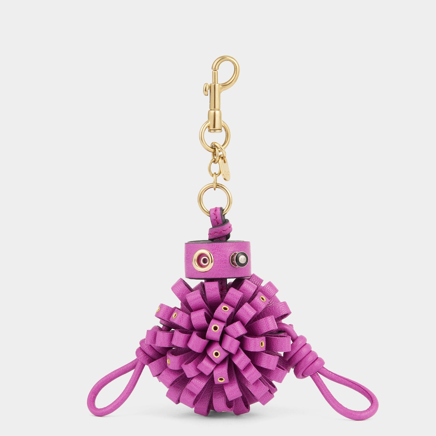 Eyelet Character Charm -

          
            Sooth Leather in Bramble Pink -
          

          Anya Hindmarch US
