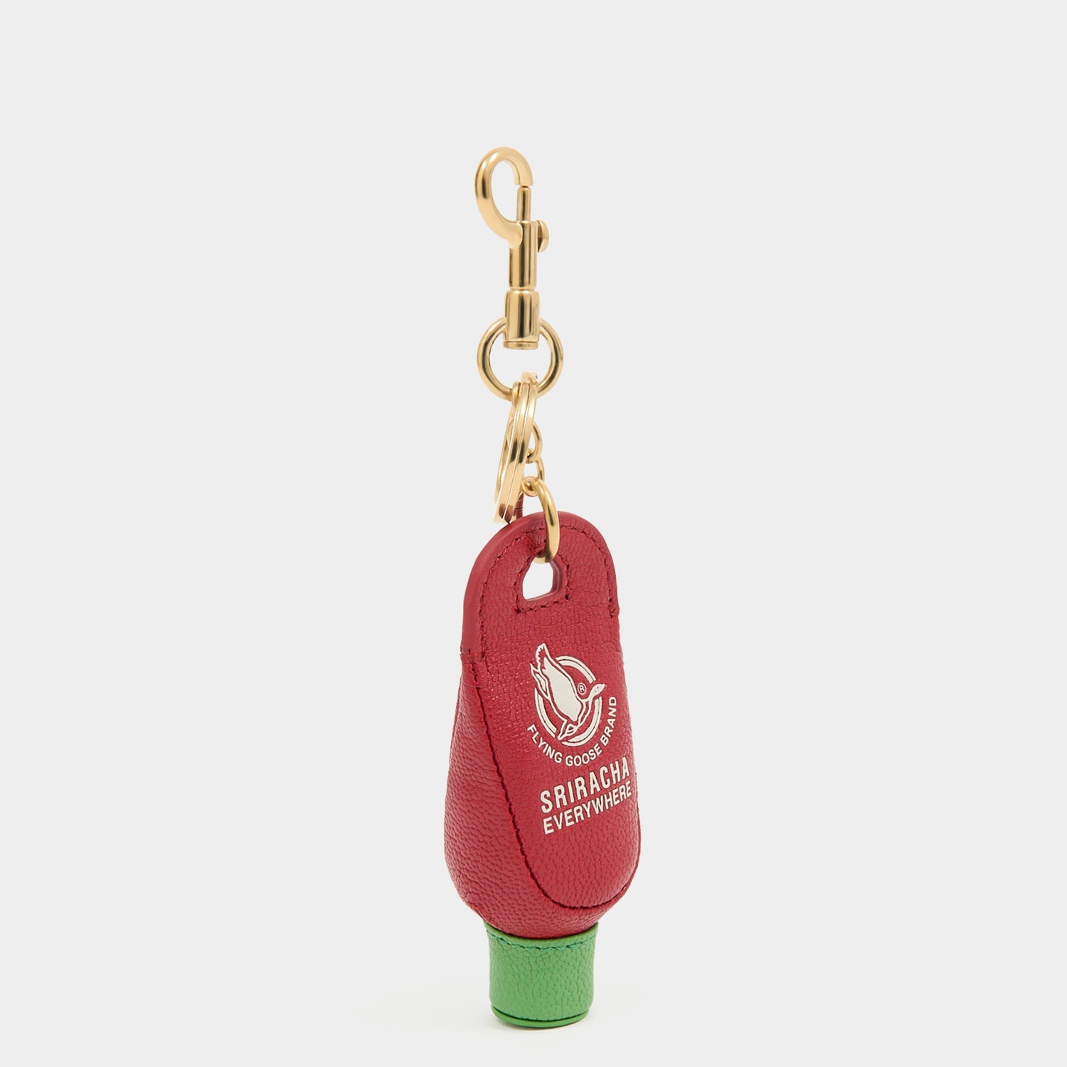 Anya Brands Flying Goose Sriracha Charm -

          
            Smooth Leather in Russet Red -
          

          Anya Hindmarch US

