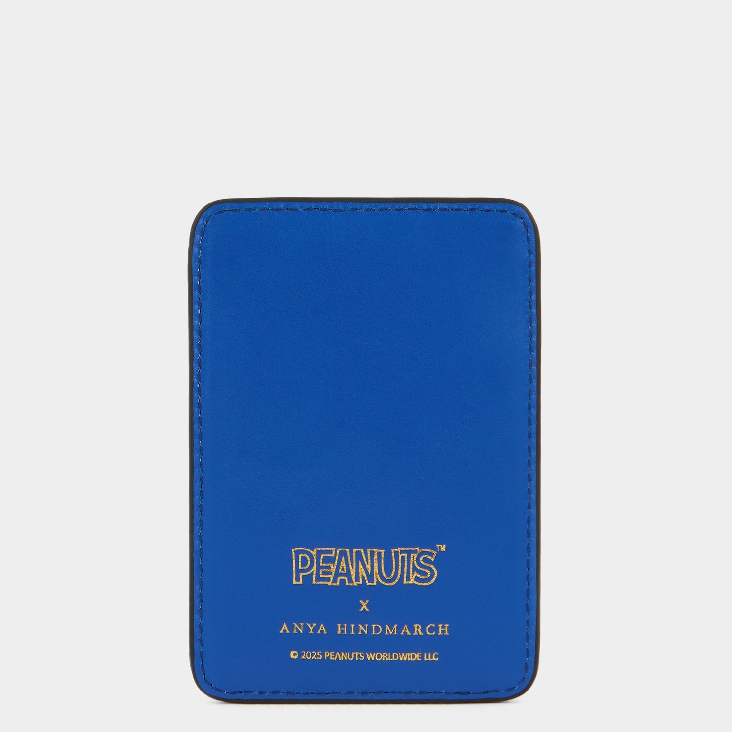 Peanuts Snoopy Magnetic Card Case -

          
            Capra Leather in Monday Blue -
          

          Anya Hindmarch US
