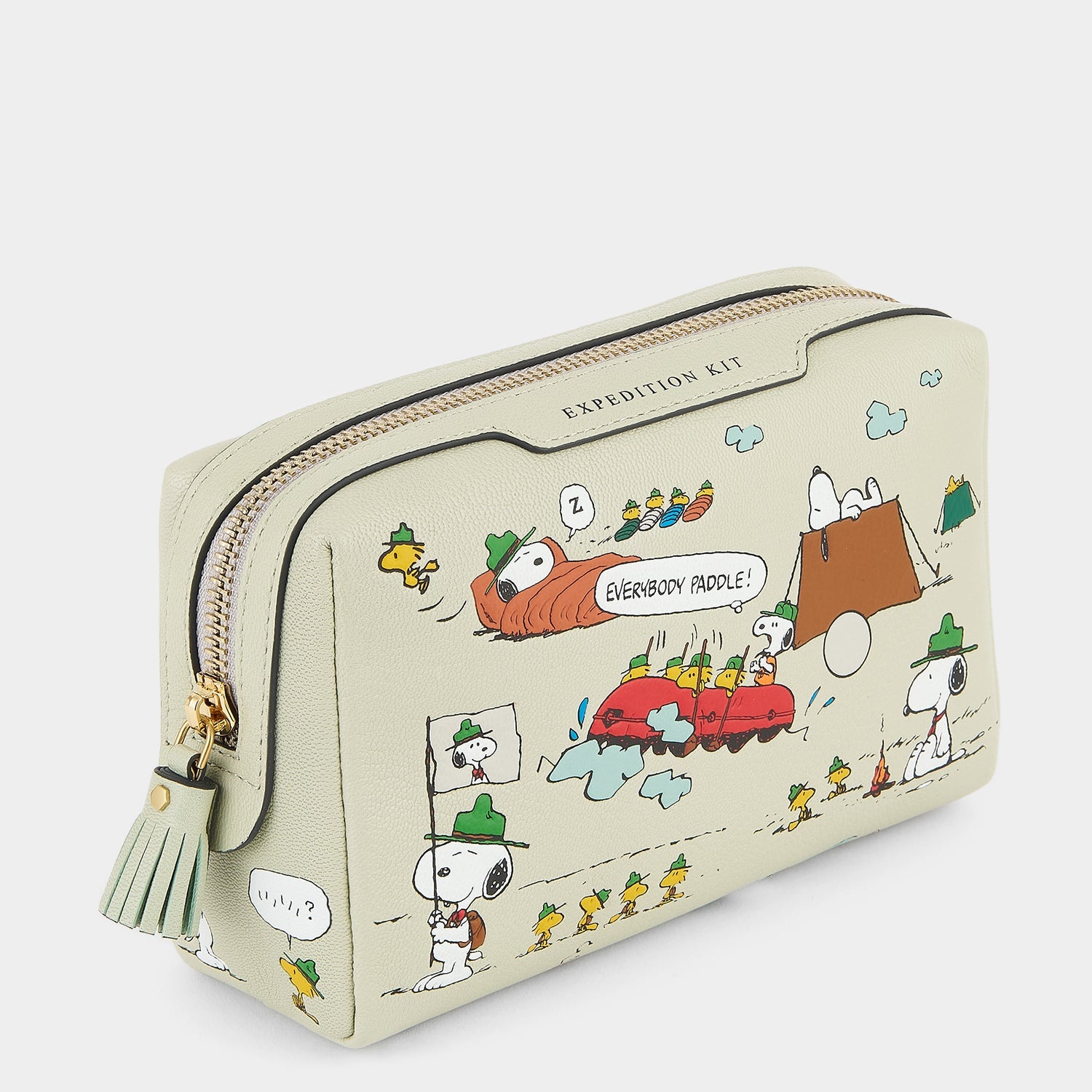 Peanuts Snoopy Expedition Kit -

          
            Capra Leather in Eau De Nil Green -
          

          Anya Hindmarch US
